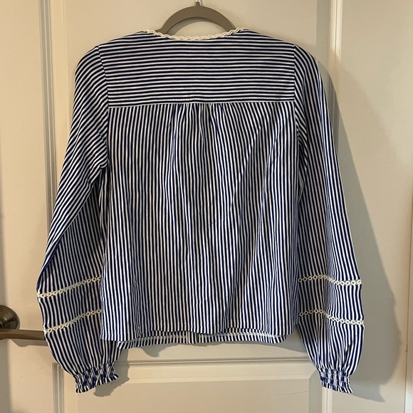 Boden Trim Detail Jersey Shirt XS - Picture 11 of 12
